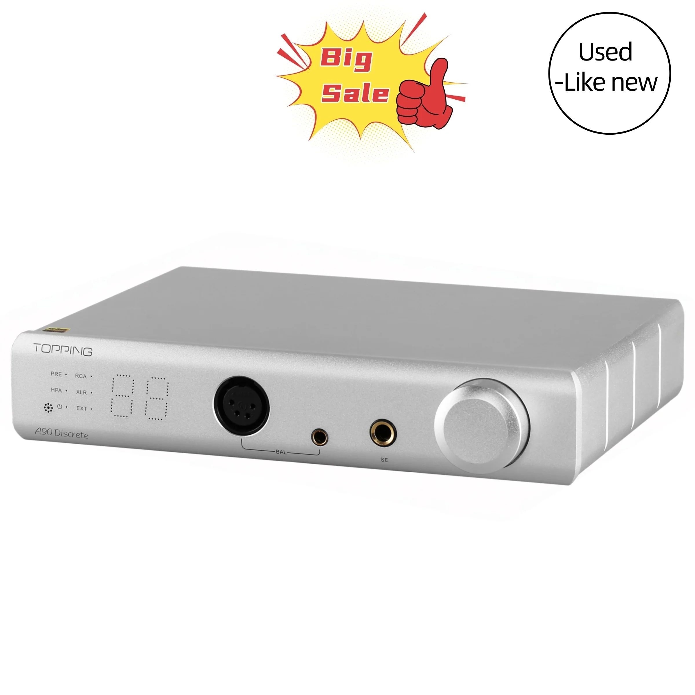 TOPPING A90 Discrete HiFi Headphone Amplifier（Used-Like New） - Image 2