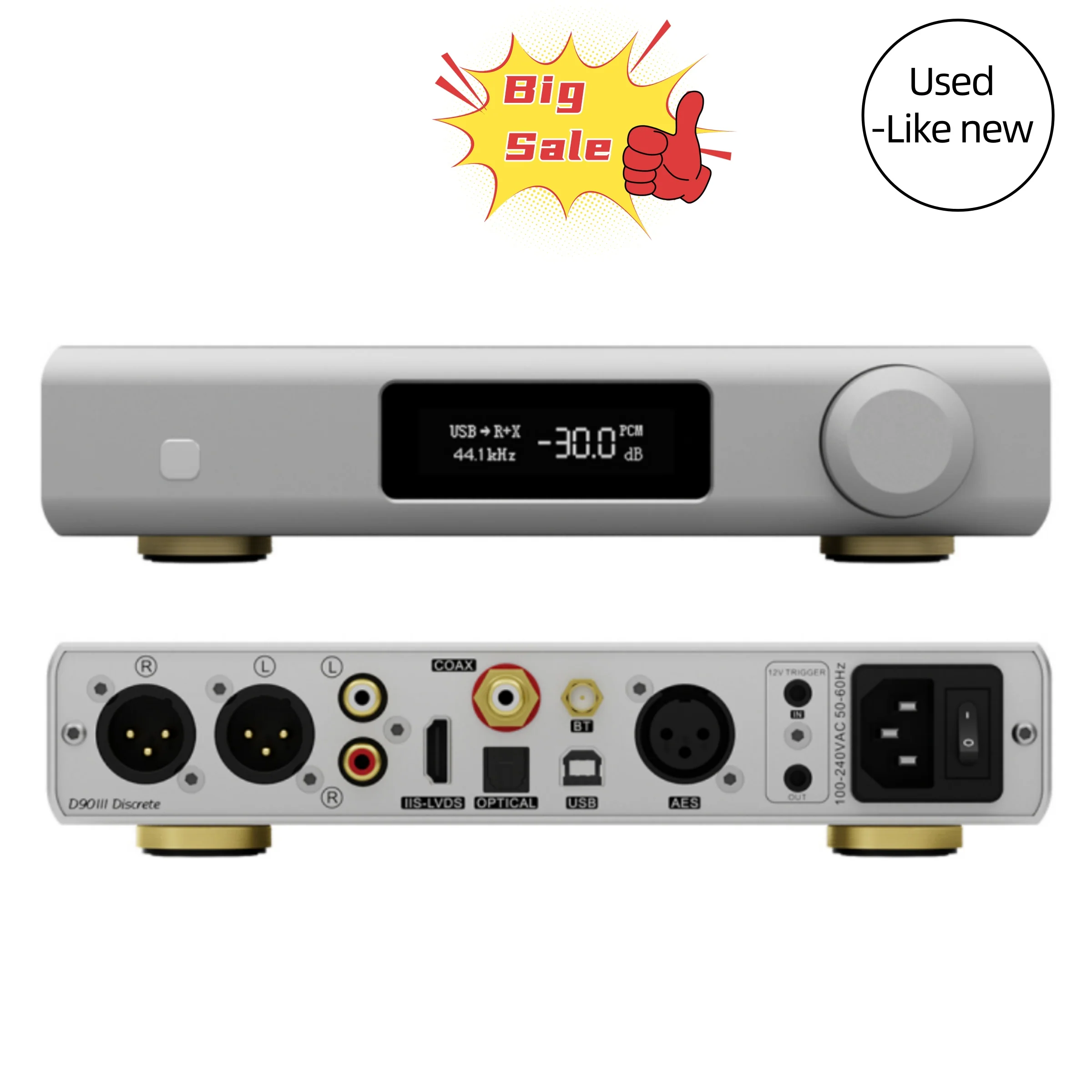 TOPPING D90 III Discrete Full Balance HiFi DAC(Used-Like New) - Image 2
