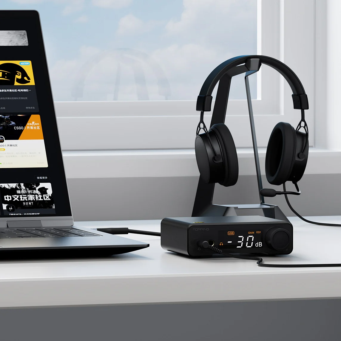 TOPPING DX1 II Gaming DAC & Headphone Amplifier - Image 7