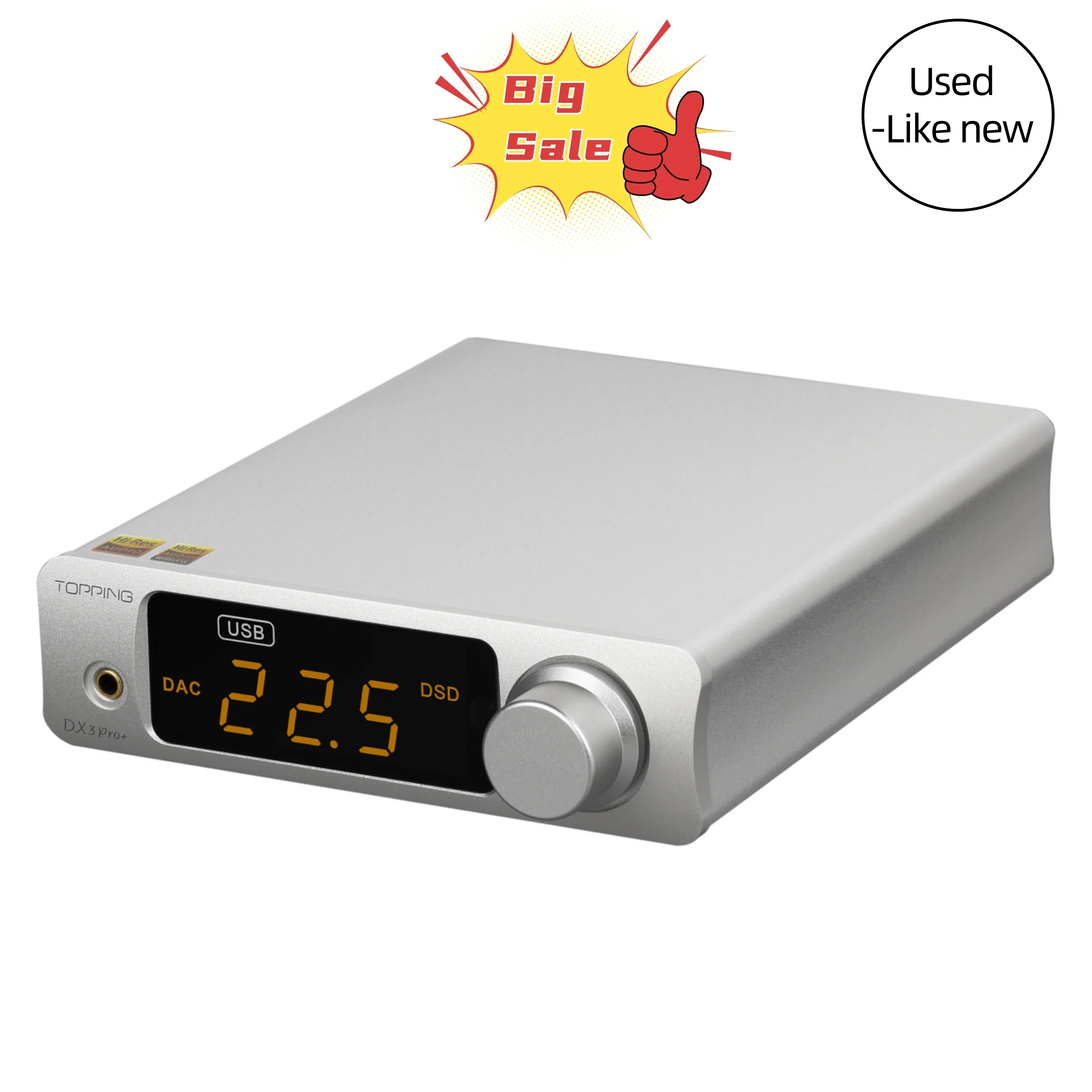 TOPPING DX3Pro+ LDAC Headphone Amplifier（Used-Like New） - Image 2