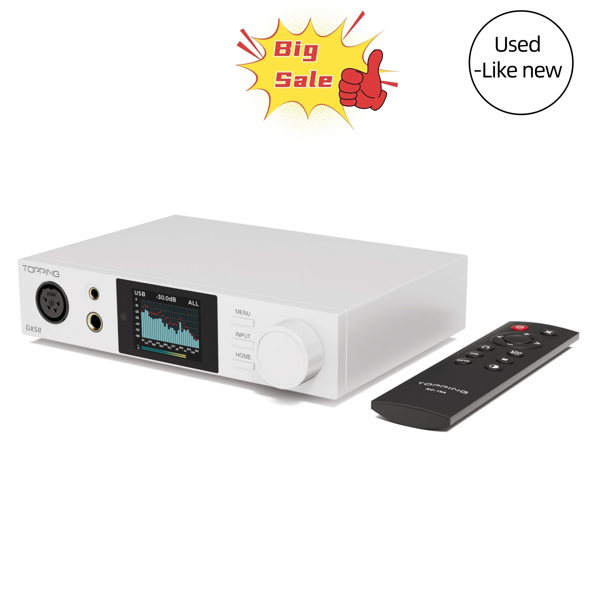 TOPPING DX5 II Hi-Res DAC & Headphone Amp Combo（Used-Like New） - Image 3