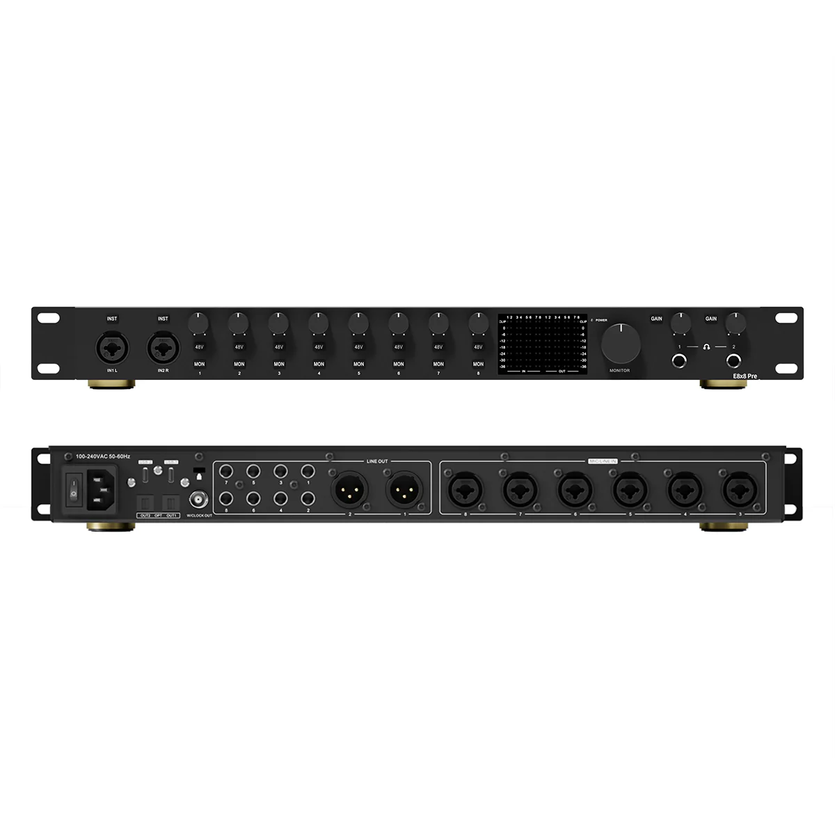 TOPPING E8x8 Pre Professional Audio Interface - Image 5