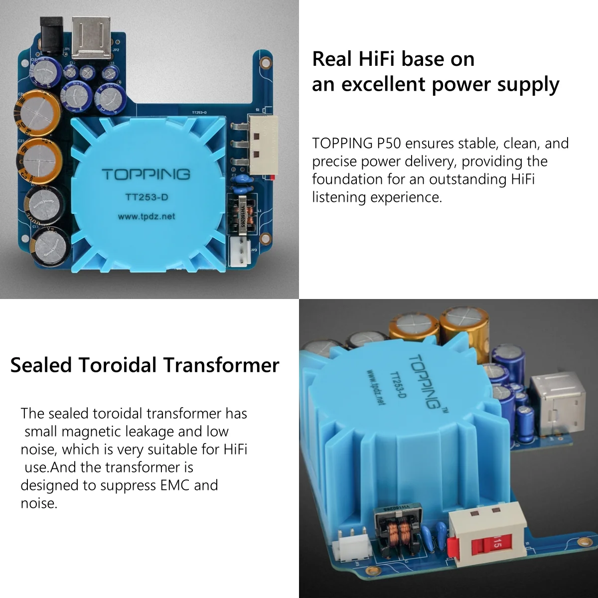 TOPPING P50 Linear Power Supply for HiFi Audio - Image 7